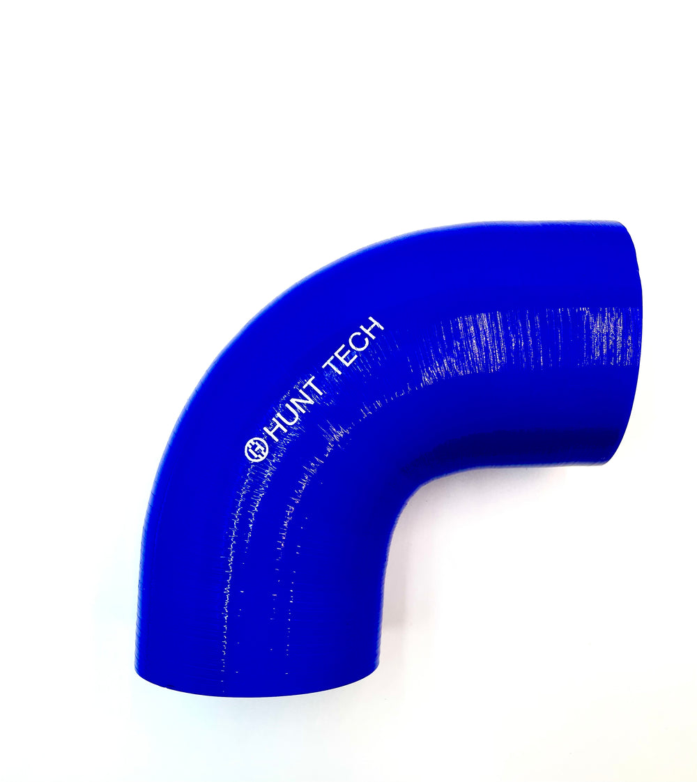 90DEG 4 PLY SILICONE HOSE(BLUE) 96mm X 96mm